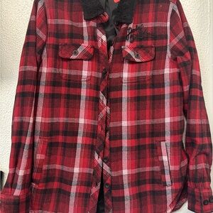 Harley-Davidson Red and Black Plaid Jacket